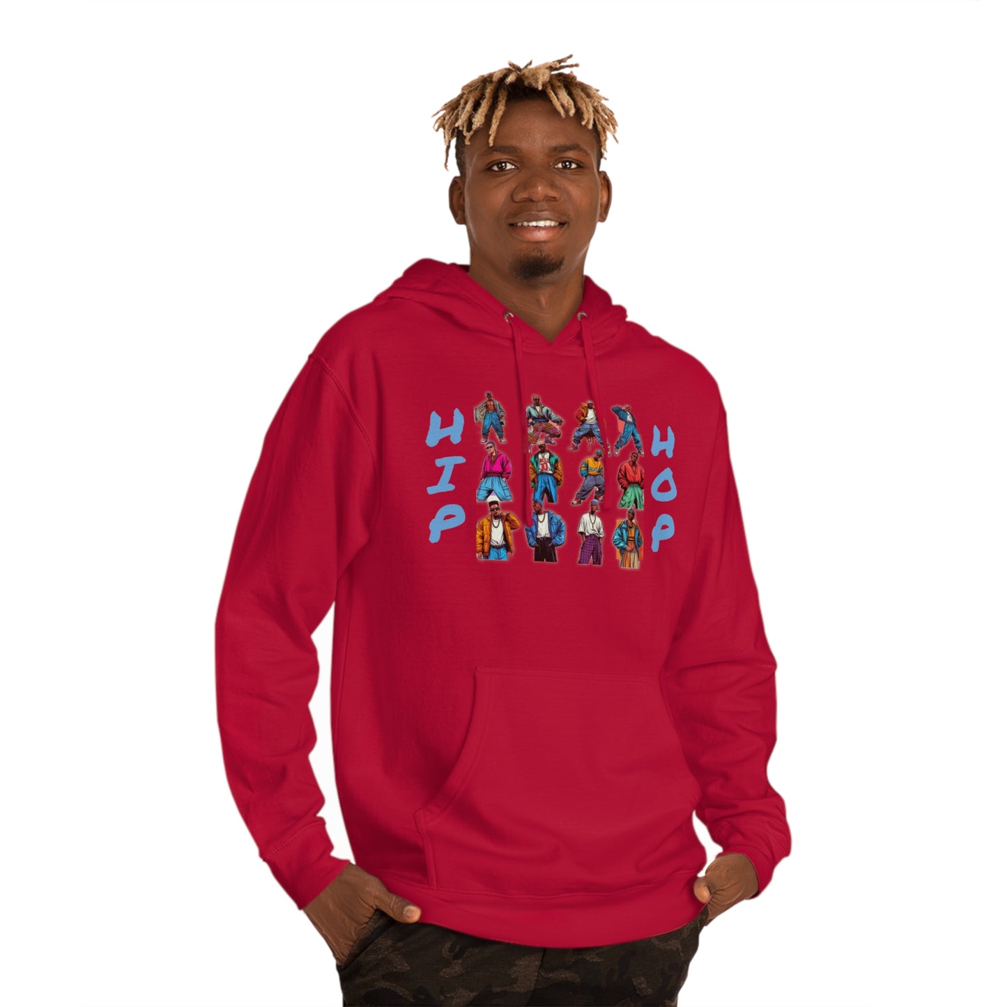 Paneled Hip Hop Clothing Styles that Defined the music and culture of the 1990s - Unisex Hooded Sweatshirt