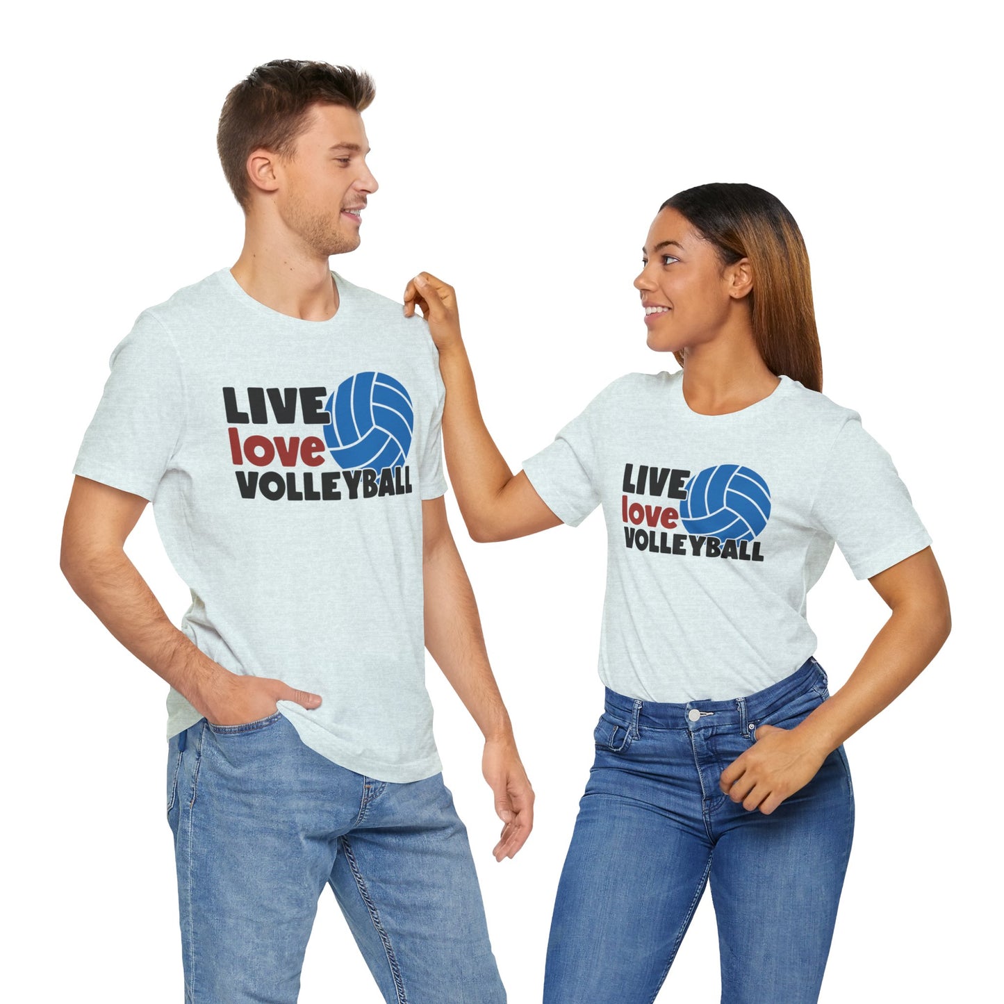 Live Love Volleyball T Shirt,gift for her,gift for him,volleyball gift,sports tee,team shirt,player gift,coach gift,Love Volleyball,Spike it