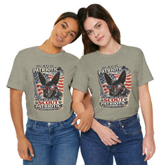 Personalized with your Dogs name and image - Patriotic Dog T-Shirt