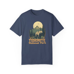 Yosemite National Park Graphic, Comfort Colors Soft Relaxed Fit Unisex Garment-Dyed T-shirt