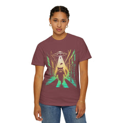 Raccoon UFO Funny Comfort Colors Graphic T-Shirt