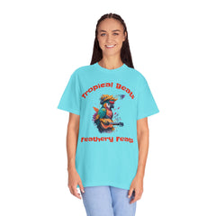 Tropical Beats Graphic T-Shirt — Feathery Feats Design