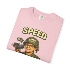 Speed Enforced By Radar T-Shirt — MASH 4077 Retro Traffic Cop Graphic Tee