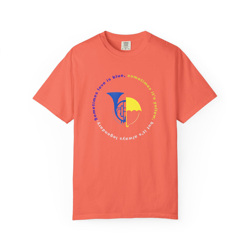 Blue French Horn & Yellow Umbrella T-Shirt — HIMYM Fan Tee
