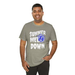 Summer Meltdown Graphic Tee — "Summer Melt Down" Sun Design