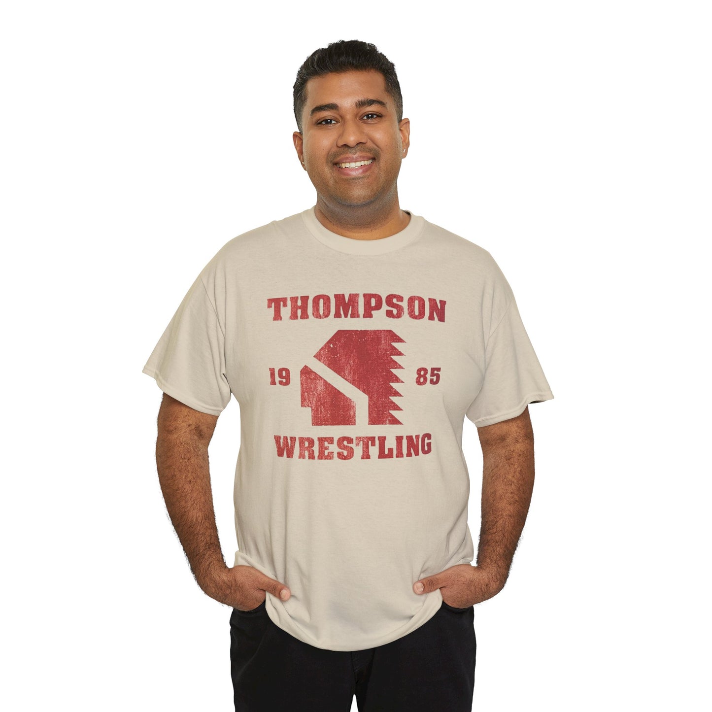 THOMPSON WRESTLING 1985, Unisex Heavy Cotton Tee