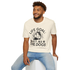 Dog Lover Life Goal Pet ALL The Dogs T-Shirt