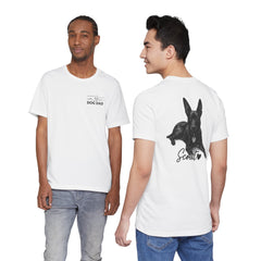 Dog Dad T-Shirt — Personalized Your Dog Image  Tee (Custom Name)