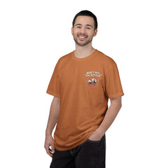 Wyoming Funny Roadtrip T-Shirt — "Three Things You Don’t Do in Wyoming" Adventure Tee
