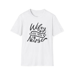Nurse Humor - Unisex Softstyle T-Shirt | Nurse Awareness, Medical Apparel, Gift For Her, Dog Mom, Hospital Staff Gift, Registered Nurse