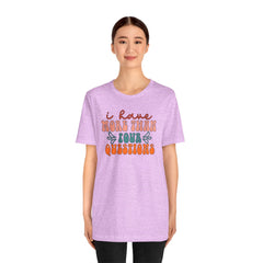 Groovy Four Questions Passover Unisex Tee