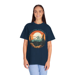 Mount Rainier National Park Graphic, Comfort Colors Soft Relaxed Fit Unisex Garment-Dyed T-shirt