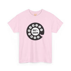 867-5309 Rotary Dial Tee: 80s Pop Music, Jenny's Number