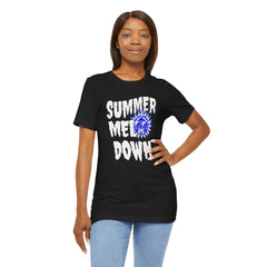 Summer Meltdown Graphic Tee — "Summer Melt Down" Sun Design