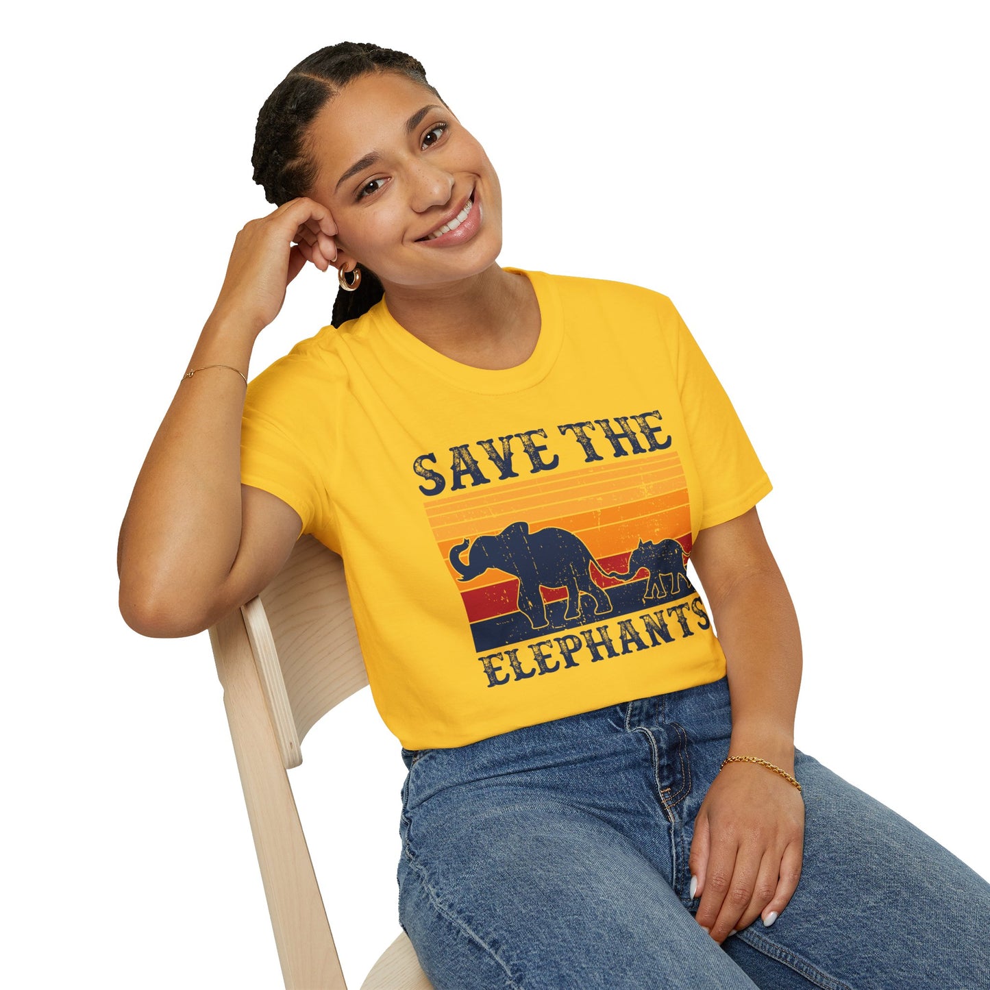 Save the Elephants Unisex Softstyle T-Shirt