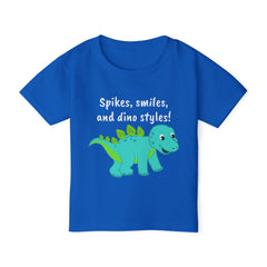 Spikes, Smiles and Dino Styles Graphic Toddler T Shirt