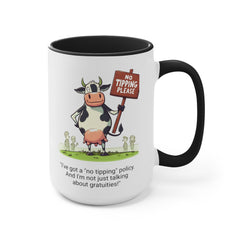 COW TIPPING Awareness - Accent Mugs | Cow Tipping Is Real, Bovine Humor. Gift For Him, Gift For Her, Farm Humor, Cow Fan Gift, Farm Animal