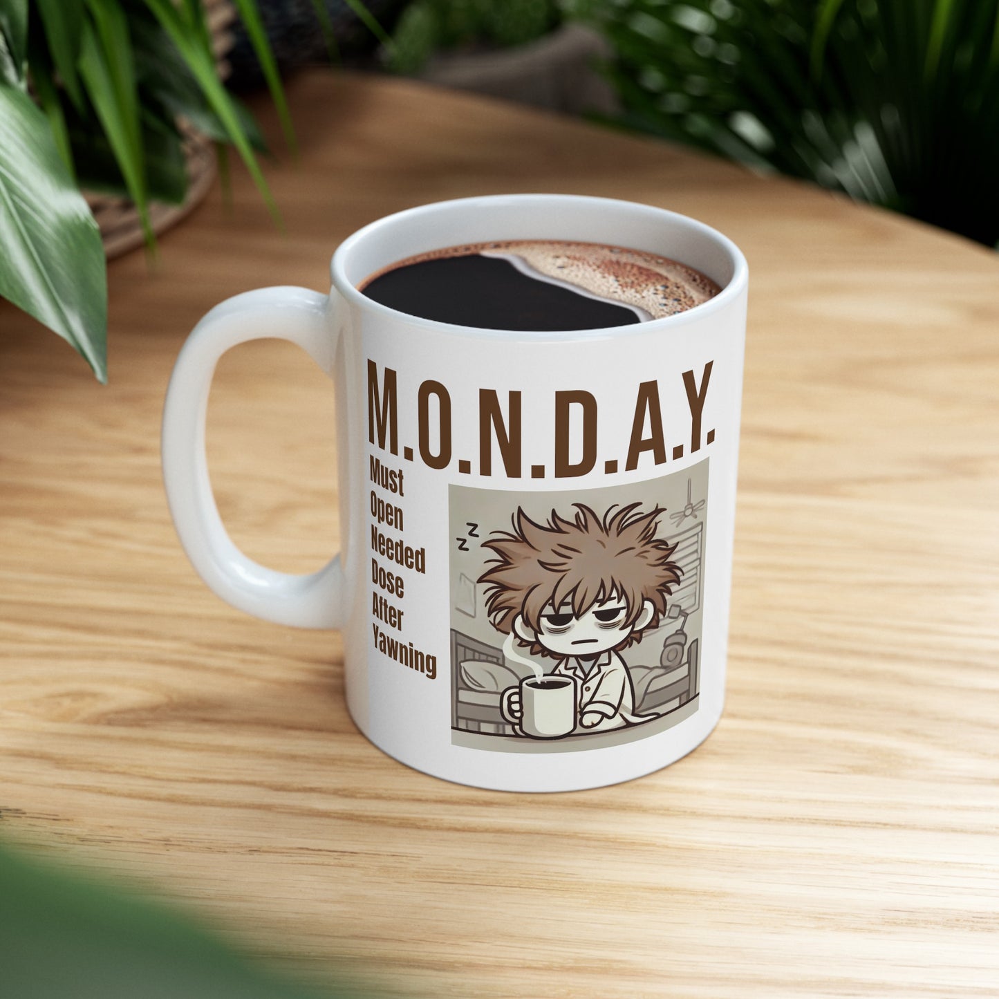 MONDAY Definition Funny Graphic Ceramic Mug, (11oz, 15oz)