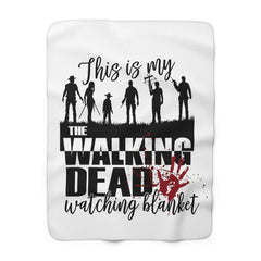 my WALKING DEAD - Sherpa Fleece Blanket | Comfort, Gift For Him, Gift For Her, Fan Gift, Birthday Gift, Cozy Gift, Pop Culture, Zombie Fan