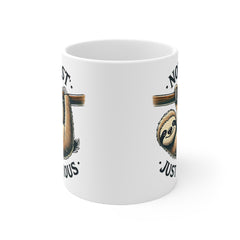 Not Fast Just Furious Sloth Mug