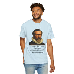 Kepler Coffee Quote T-Shirt — Astronomy Nerd Vintage Portrait Tee