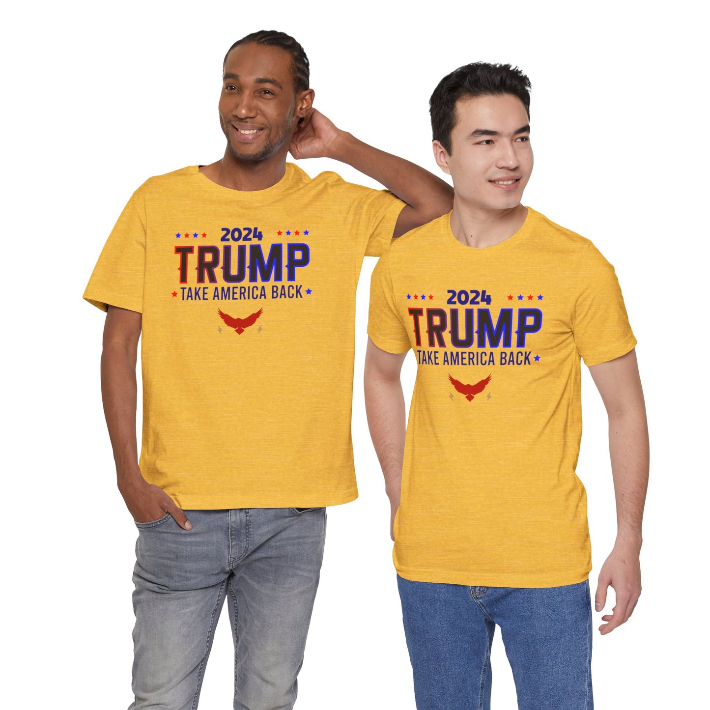 2024 TRUMP Take America Back Political Short Sleeve Tee