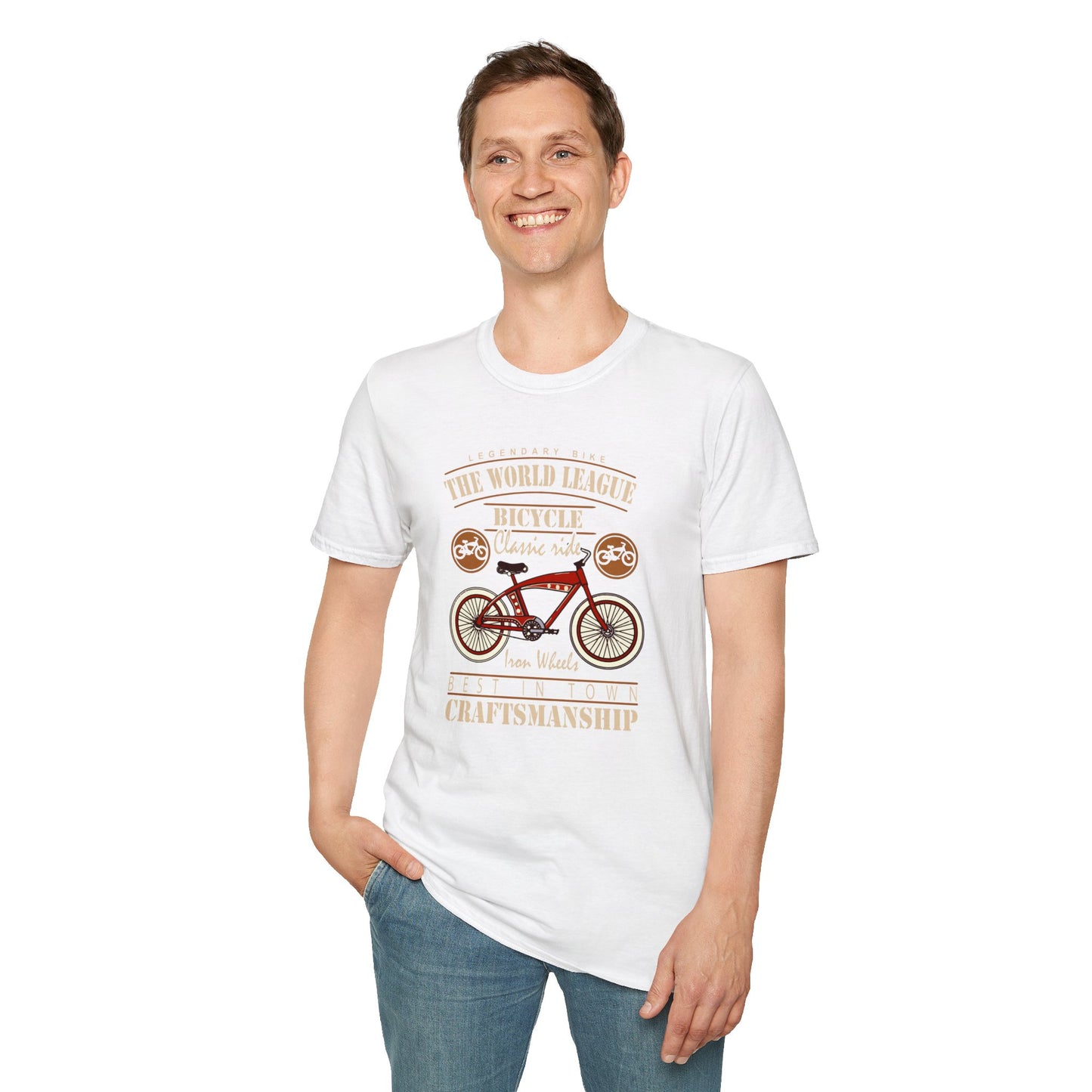 Legendary Bike World Craftsmanship Unisex Softstyle T-Shirt