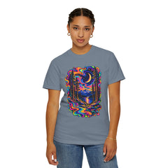 Mystical Psychedelic Moonlit Forest T-Shirt