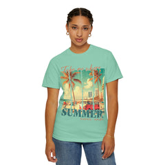 Summer Vibes Graphic T-Shirt - "Take Me Where Summer Never Ends"