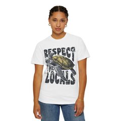 Respect the Locals T-Shirt — Sea Turtle Conservation Graphic Tee