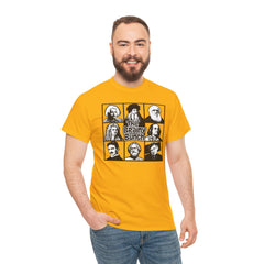 The Brainy Bunch Tee — Vintage Scientist Portraits Graphic T-Shirt