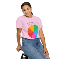 Motivational Talking Head Unisex Garment-Dyed T-Shirt - "And You May Ask Yourself"