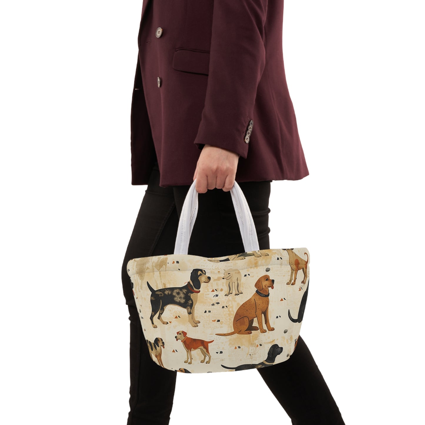 Big And Small Standing Dogs - Lunch Bag