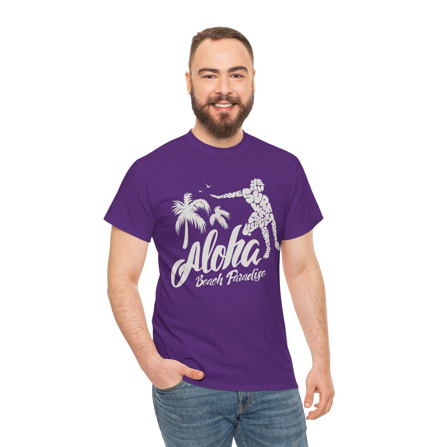 Aloha Paradise Unisex Heavy Cotton Tee