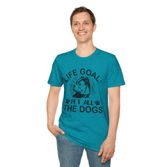 Dog Lover Life Goal Pet ALL The Dogs T-Shirt