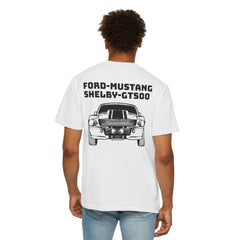 Ford Mustang Shelby GT500 Unisex T-Shirt - Classic Car Enthusiast Comfort Colors Garment Dyed Tee