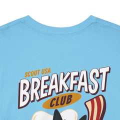 Breakfast Club Dog T‑Shirt — Retro Bacon & Eggs Graphic Tee
