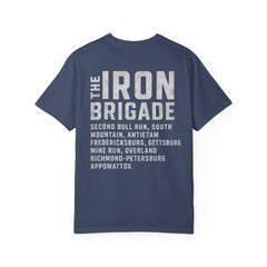 Iron Brigade Civil War Battles Unisex Garment-Dyed T-Shirt - Vintage Military Graphic Tee