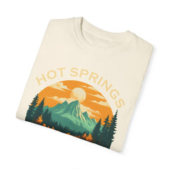 Hot Springs National Park Graphic, Comfort Colors Soft Relaxed Fit Unisex Garment-Dyed T-shirt