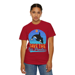 Save The Sea Pandas Comfort Colors Unisex Garment-Dyed T-shirt