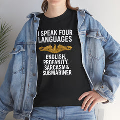 Funny United States Submarine Officer Multilingual T-Shirt