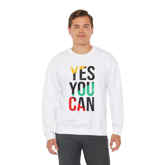 YES YOU CAN - Unisex Heavy Blend™ Crewneck Sweatshirt