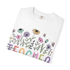 Floral Teacher Appreciation T-Shirt - Comfort Colors Soft