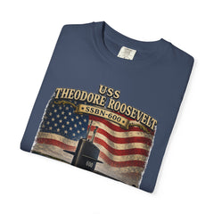 USS Theodore Roosevelt SSBN-600 T-Shirt – "Speak Softly and Carry a Big Stick" Patriotic Submarine Tee