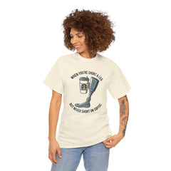 Amputee Coffee Humor - Unisex Heavy Cotton Tee