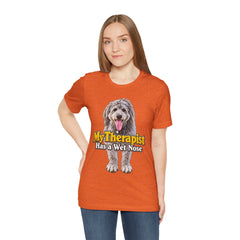 My Therapist Has A Wet Nose Personalized with your dog(s) image T-Shirt