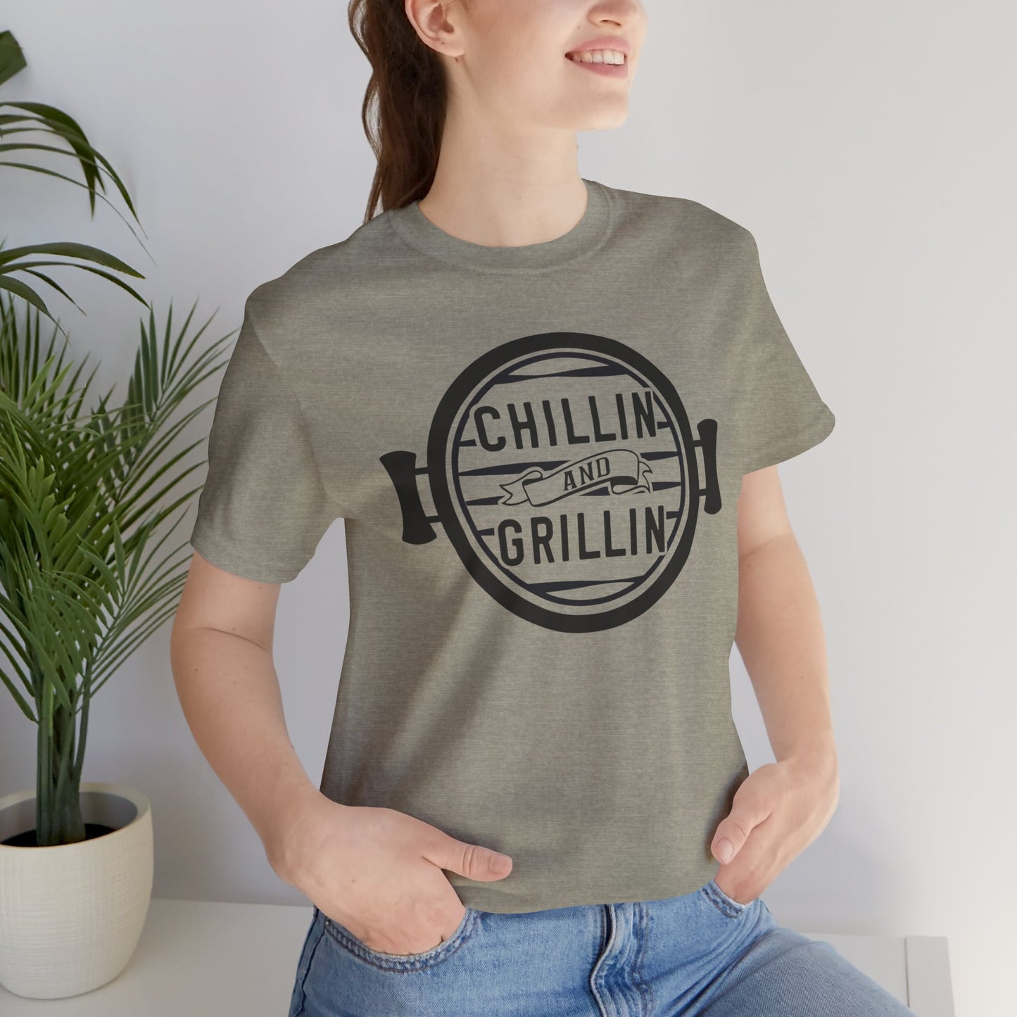 Grillin and Chillin, Unisex Softstyle T-Shirt