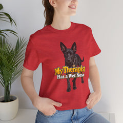 My Therapist Has A Wet Nose Personalized with your dog(s) image T-Shirt