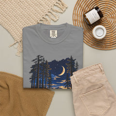 Moonlit Forest T-Shirt – Nature Lover Camping Shirt