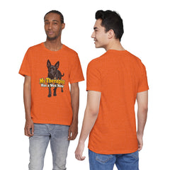 My Therapist Has A Wet Nose Personalized with your dog(s) image T-Shirt